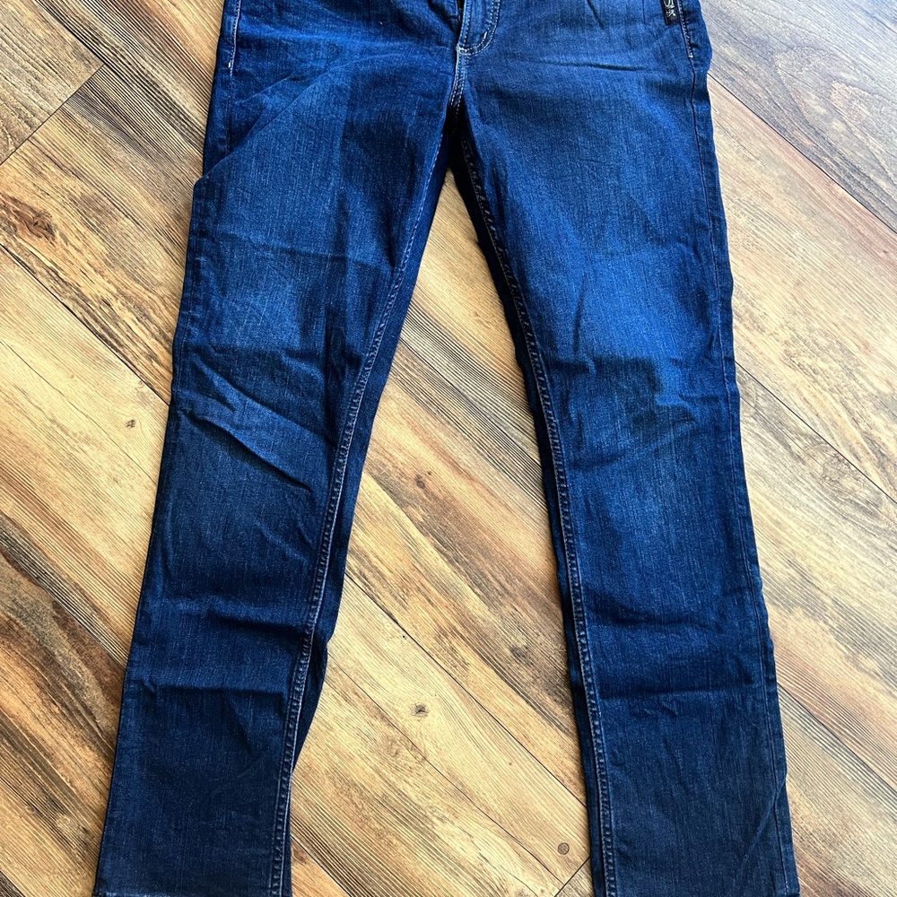 Women’s Silver Elyse Straight Jeans size W28/L30
